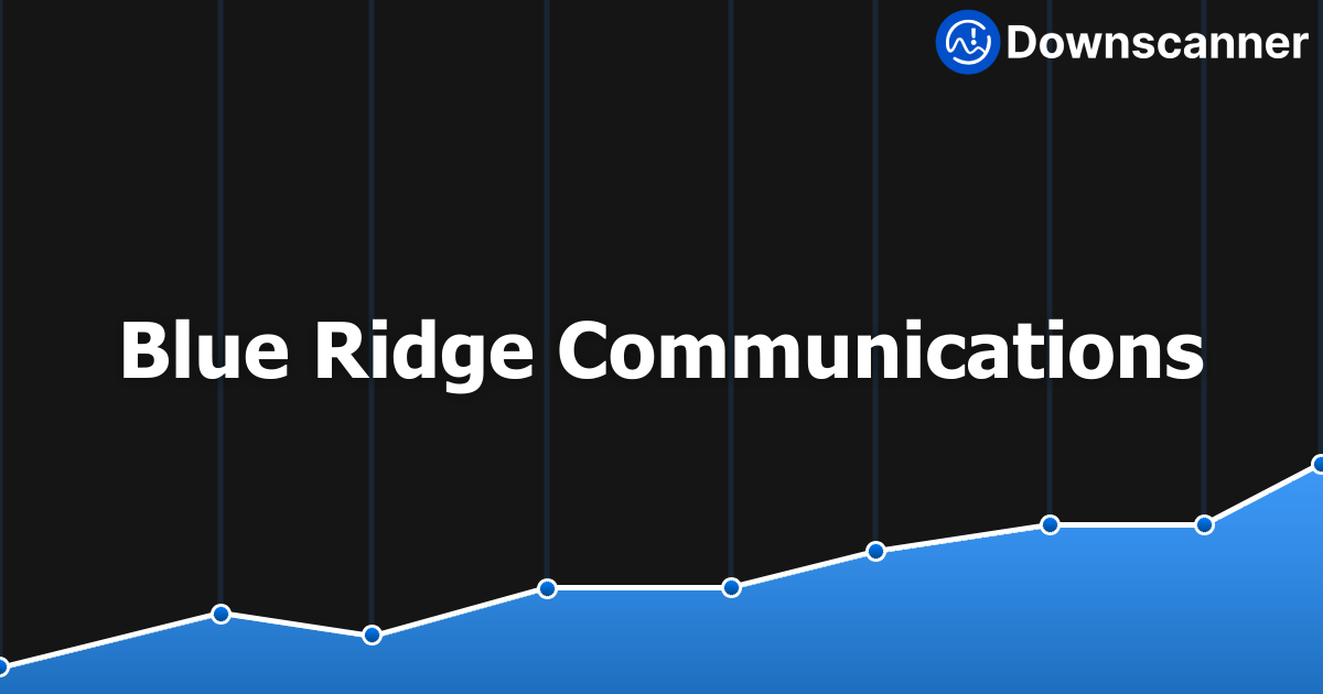 Is Blue Ridge Communications Down Right Now? Live Outage Reports & Status