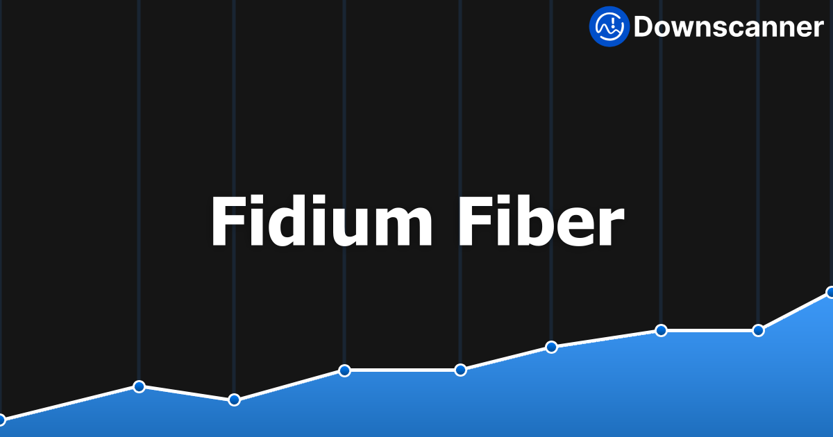 Is Fidium Fiber Down Right Now? Live Outage Reports & Status