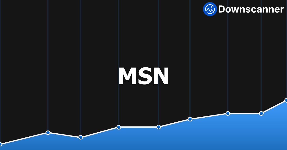 Facebook Msn Is MSN Down Right Now? Live Outage Reports & Status