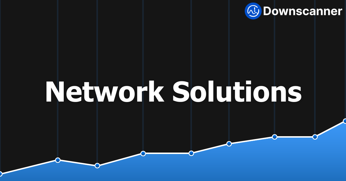 Is Network Solutions Down Right Now? Live Outage Reports & Status